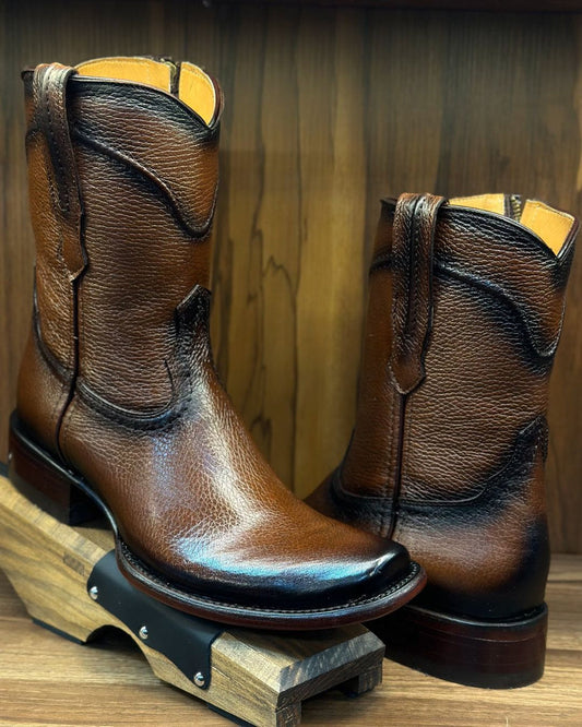 Original Deerskin Cowboy Boots