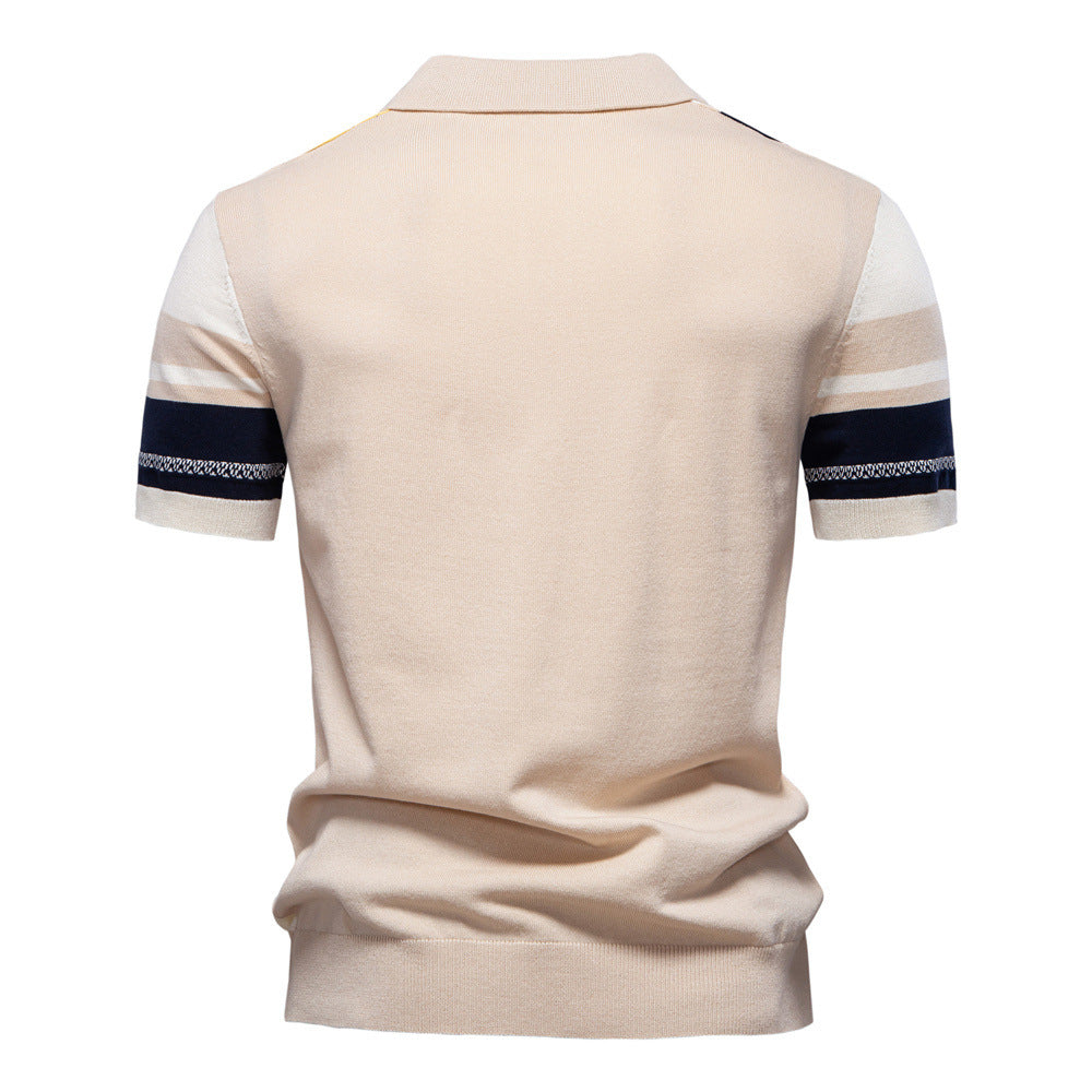 Men's Lapel Short Shirt