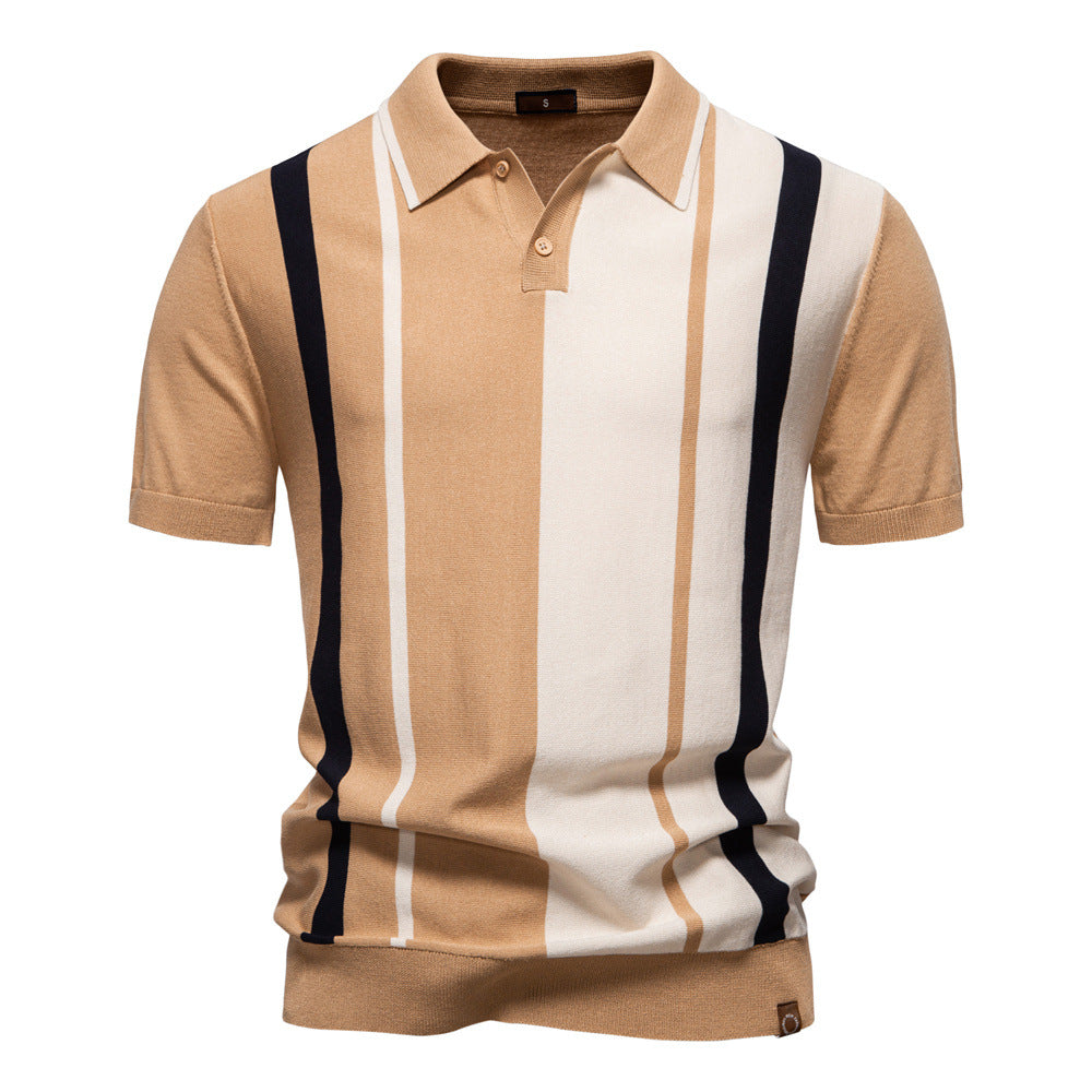 Men's Lapel Short Shirt