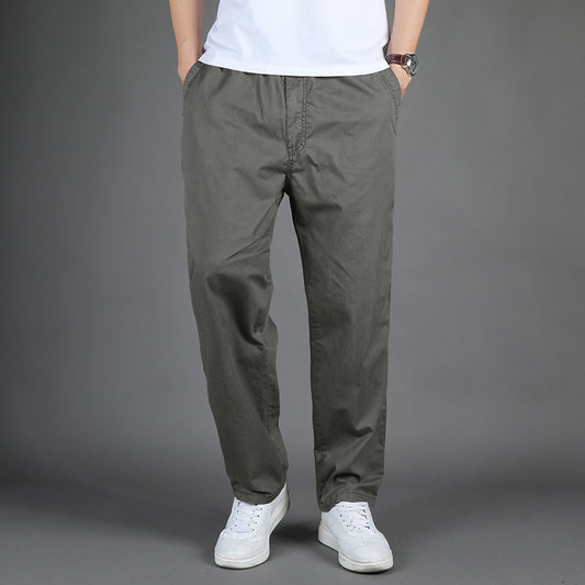 Men's Cotton Casual Long Pants