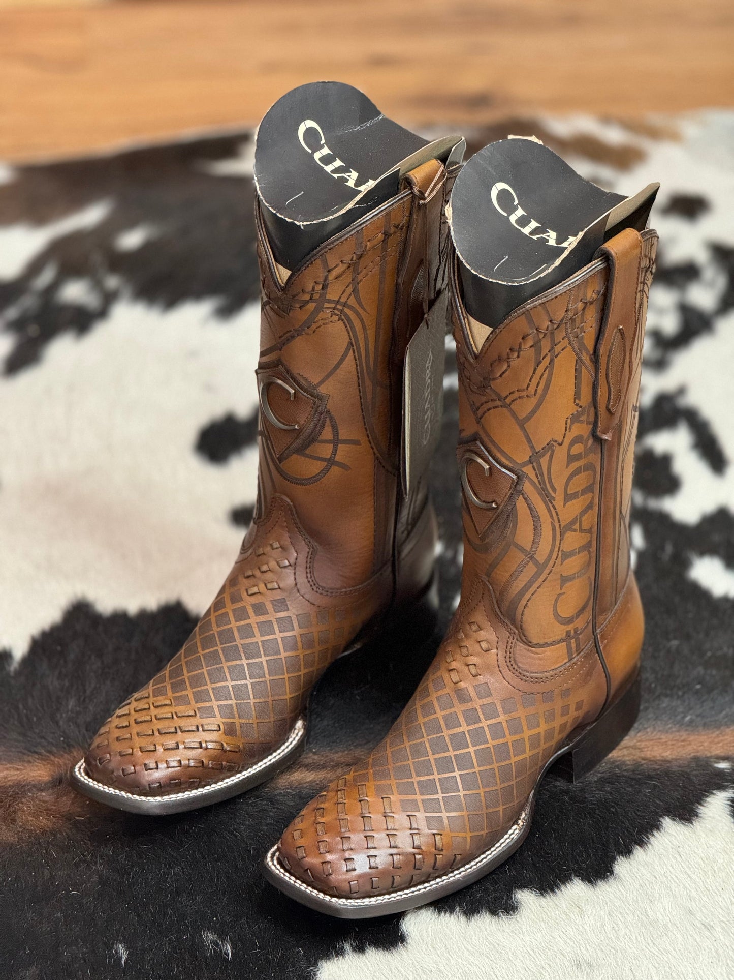 (⏰New Arrivals Promotion $20 OFF)Men's Woven Square Toe Cowboy Boots
