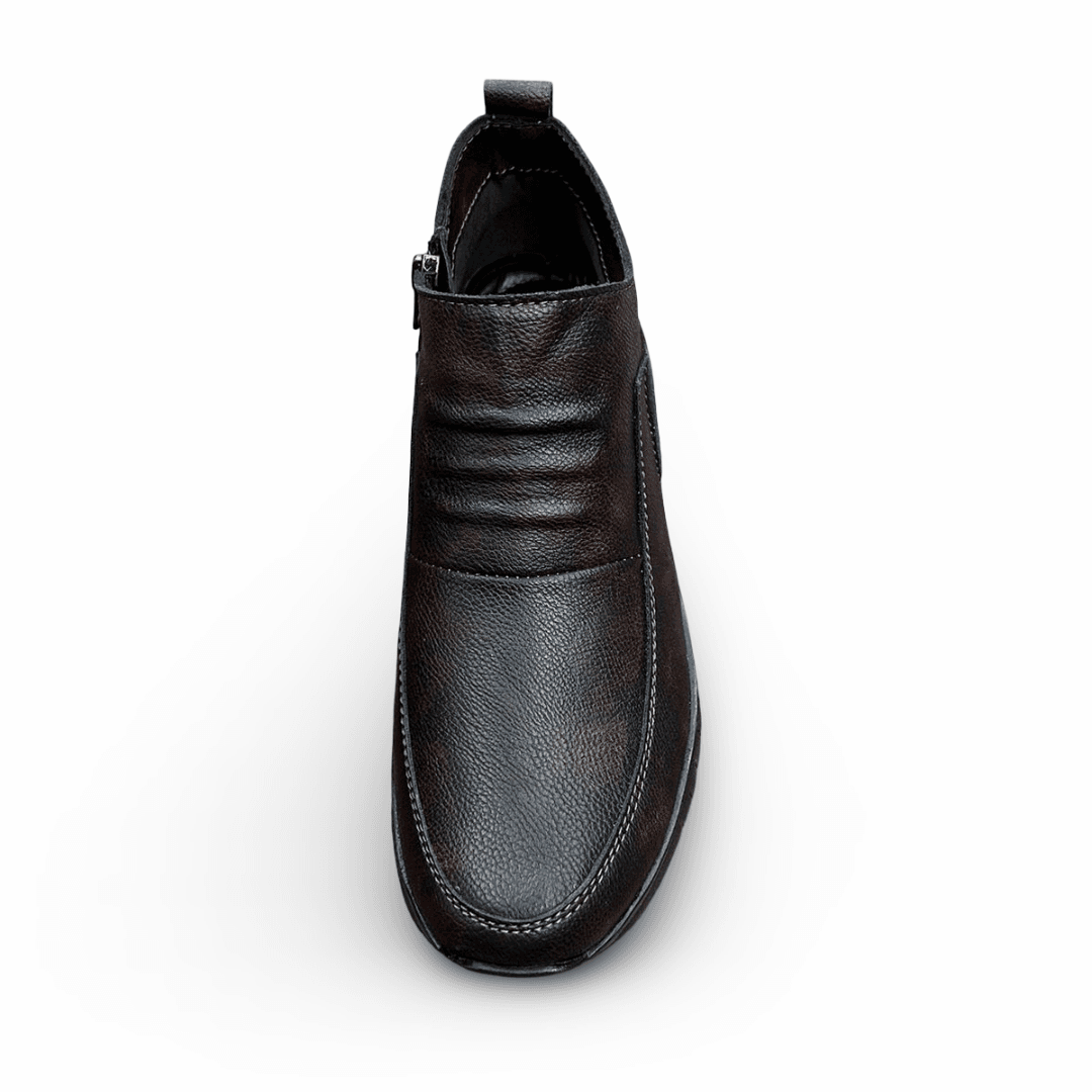 Men's Casual Side Chain Leather Shoes