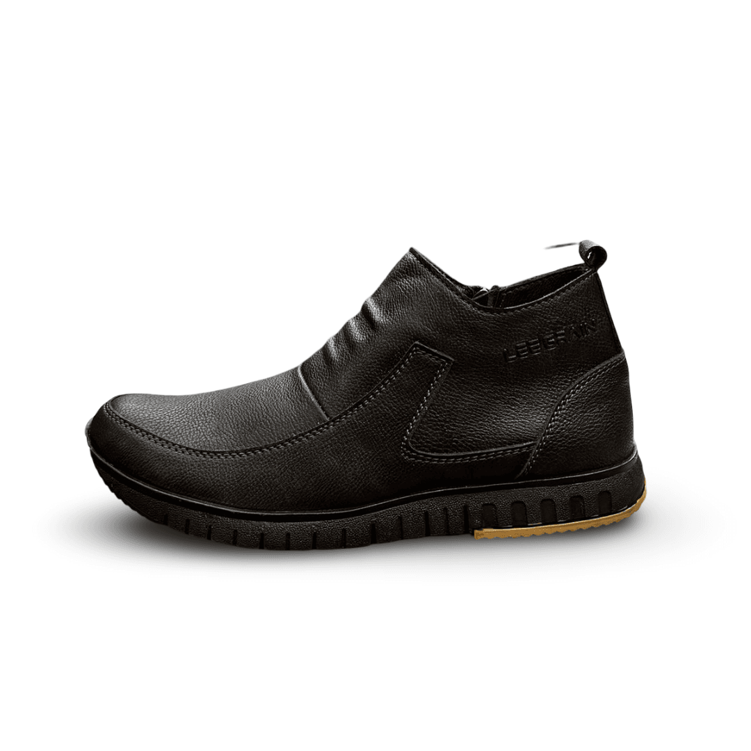 Men's Casual Side Chain Leather Shoes