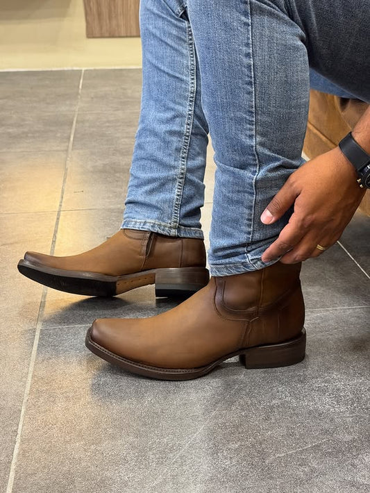 Classic House Square Toe Western Cowboy Boots