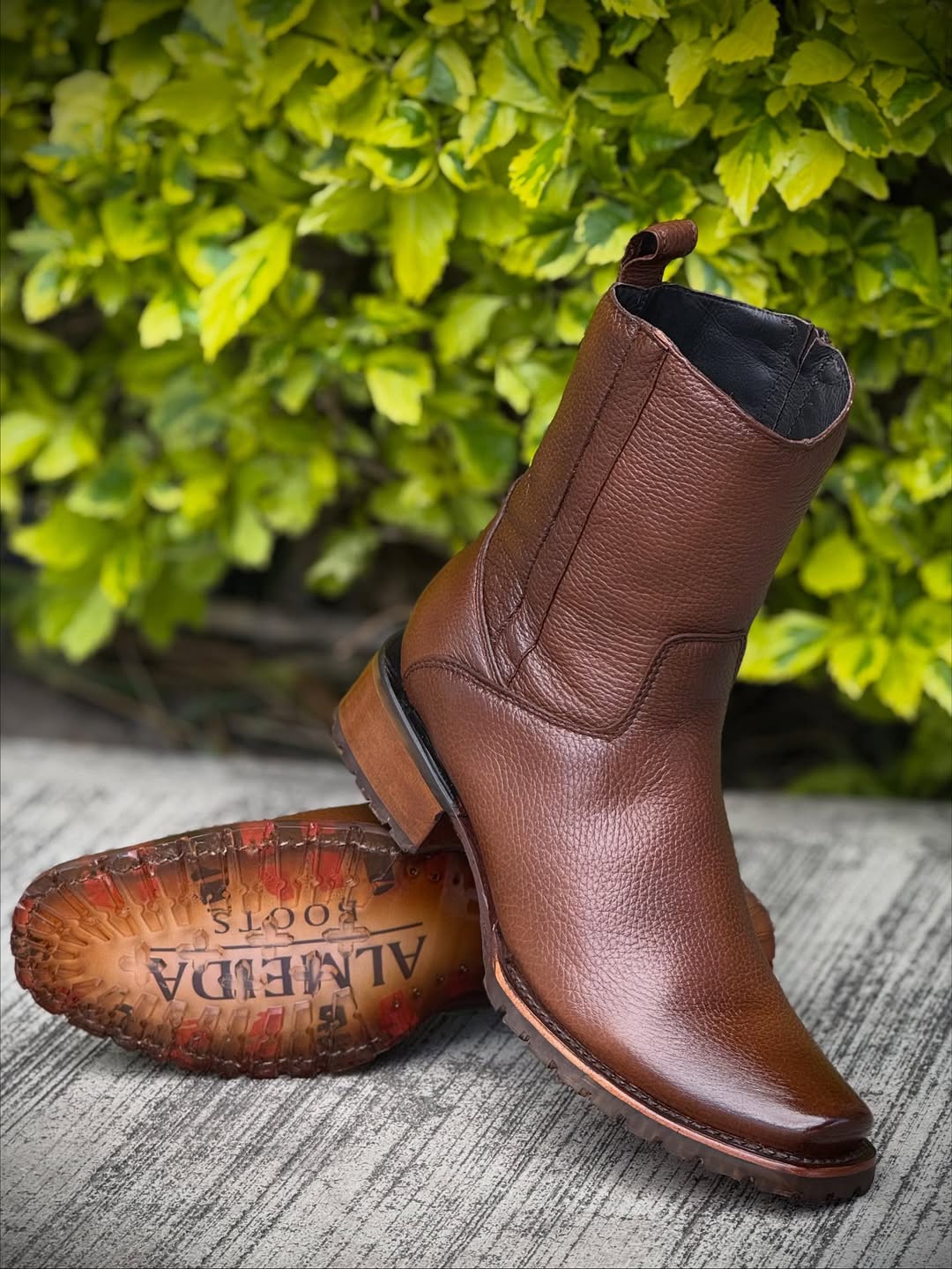 Men's Narrow Square Toe Western Cowboy Boots