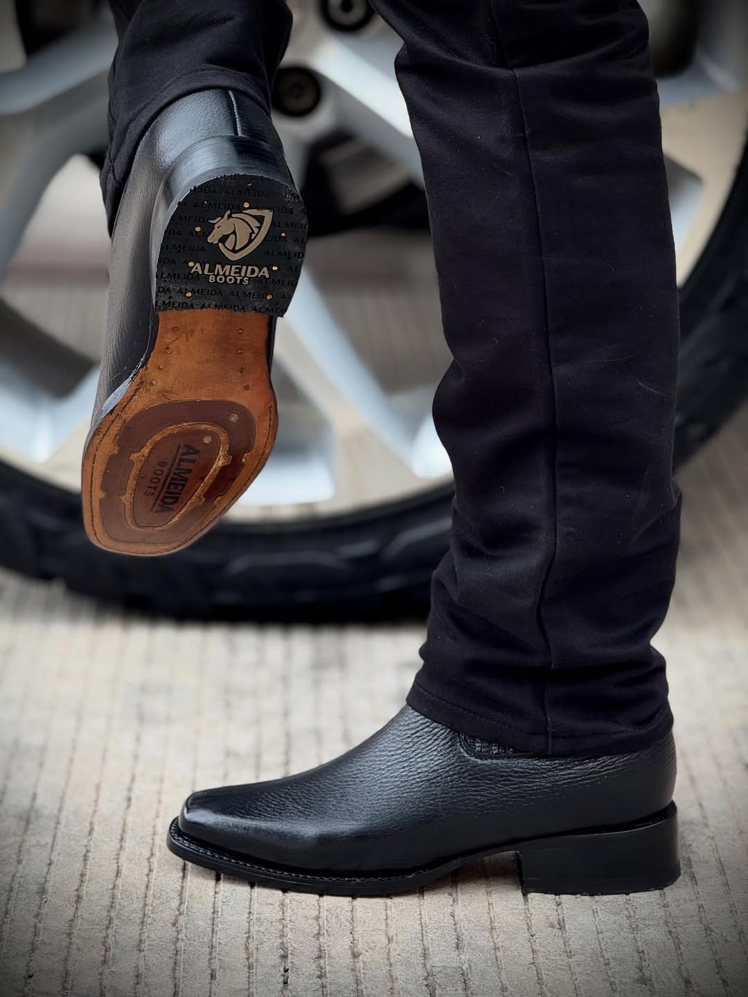 Men's Narrow Square Toe Classic Ankle Boots