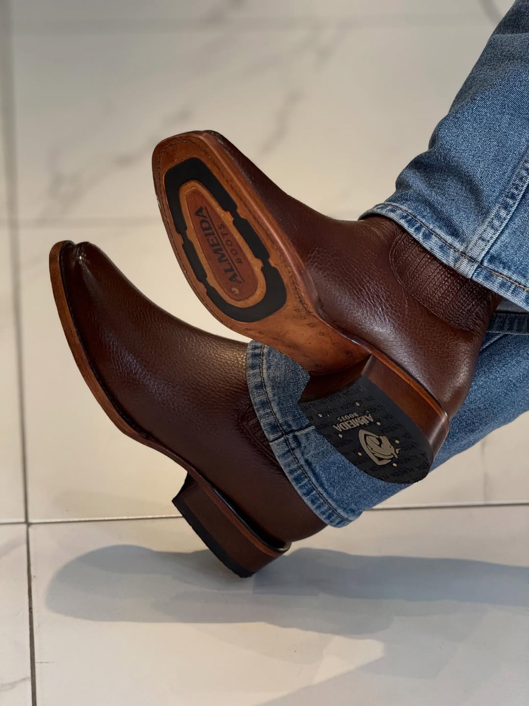 Men's Narrow Square Toe Classic Ankle Boots