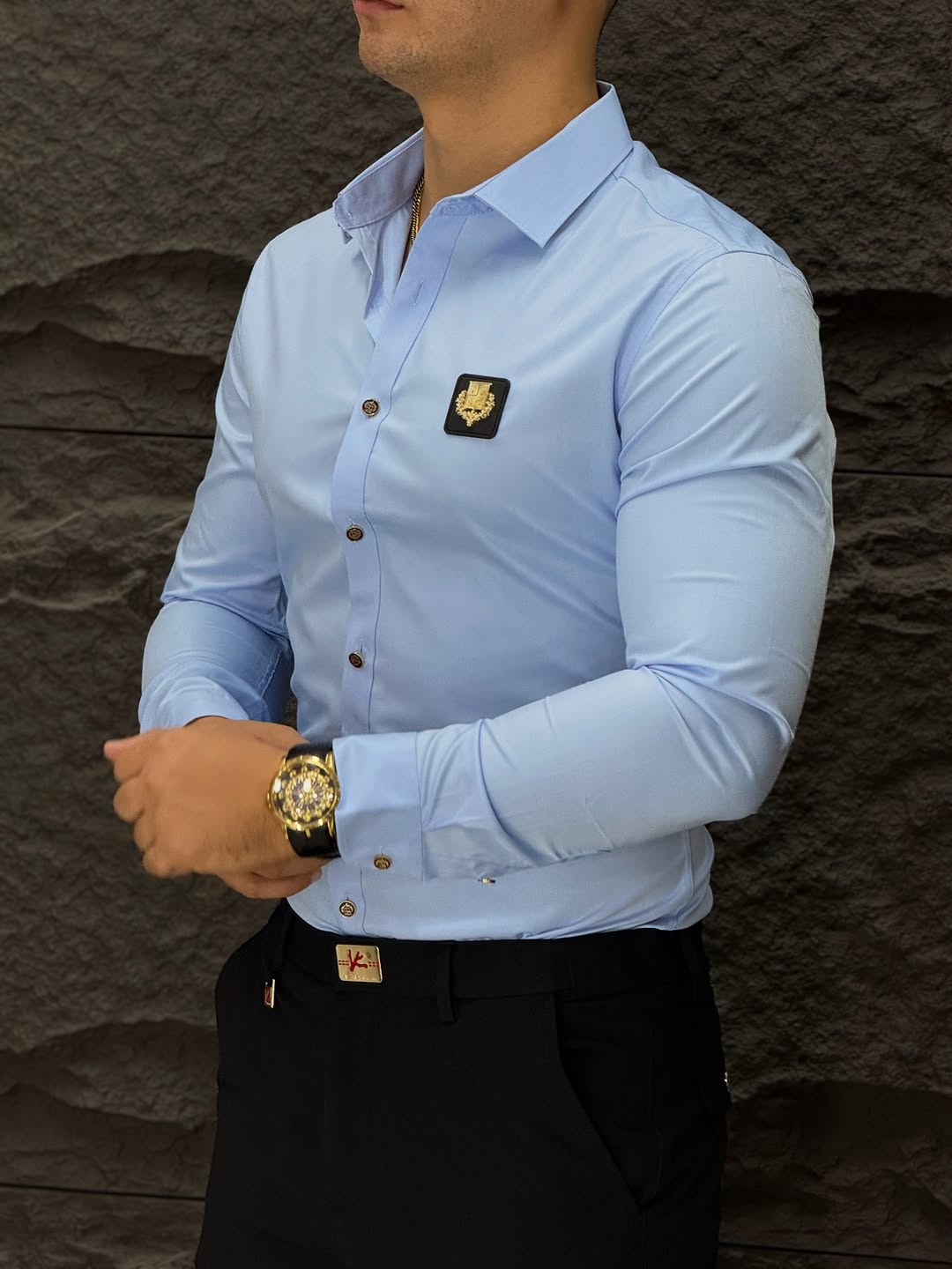 Men's Long Sleeve Business Shirt