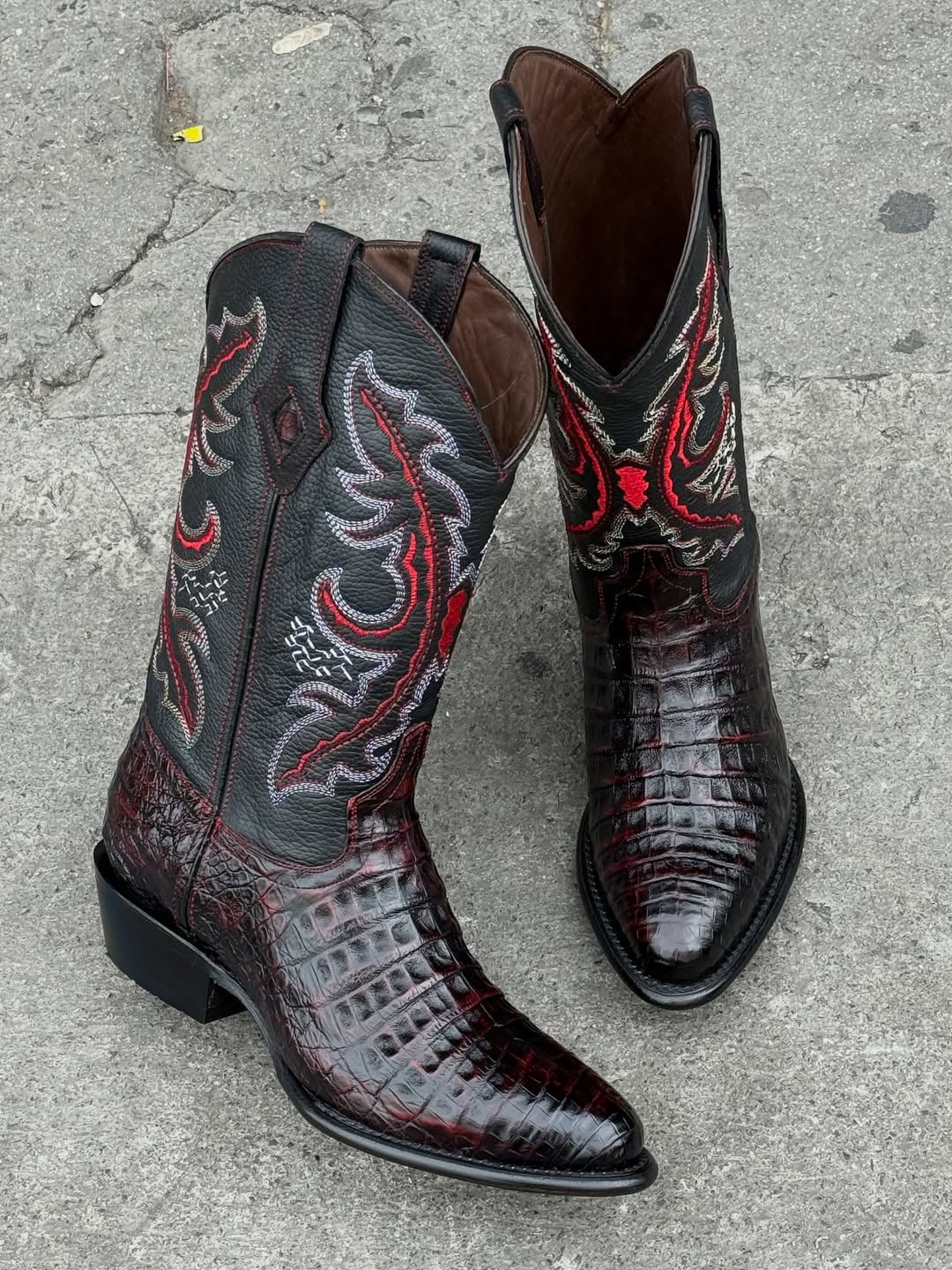Men's Black Cherry Western Cowboy Boots