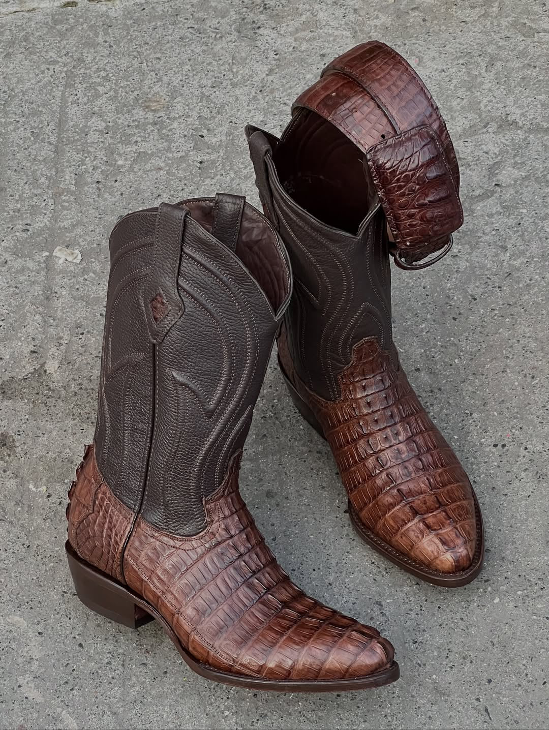Men's Premium Leather Cowboy Boots