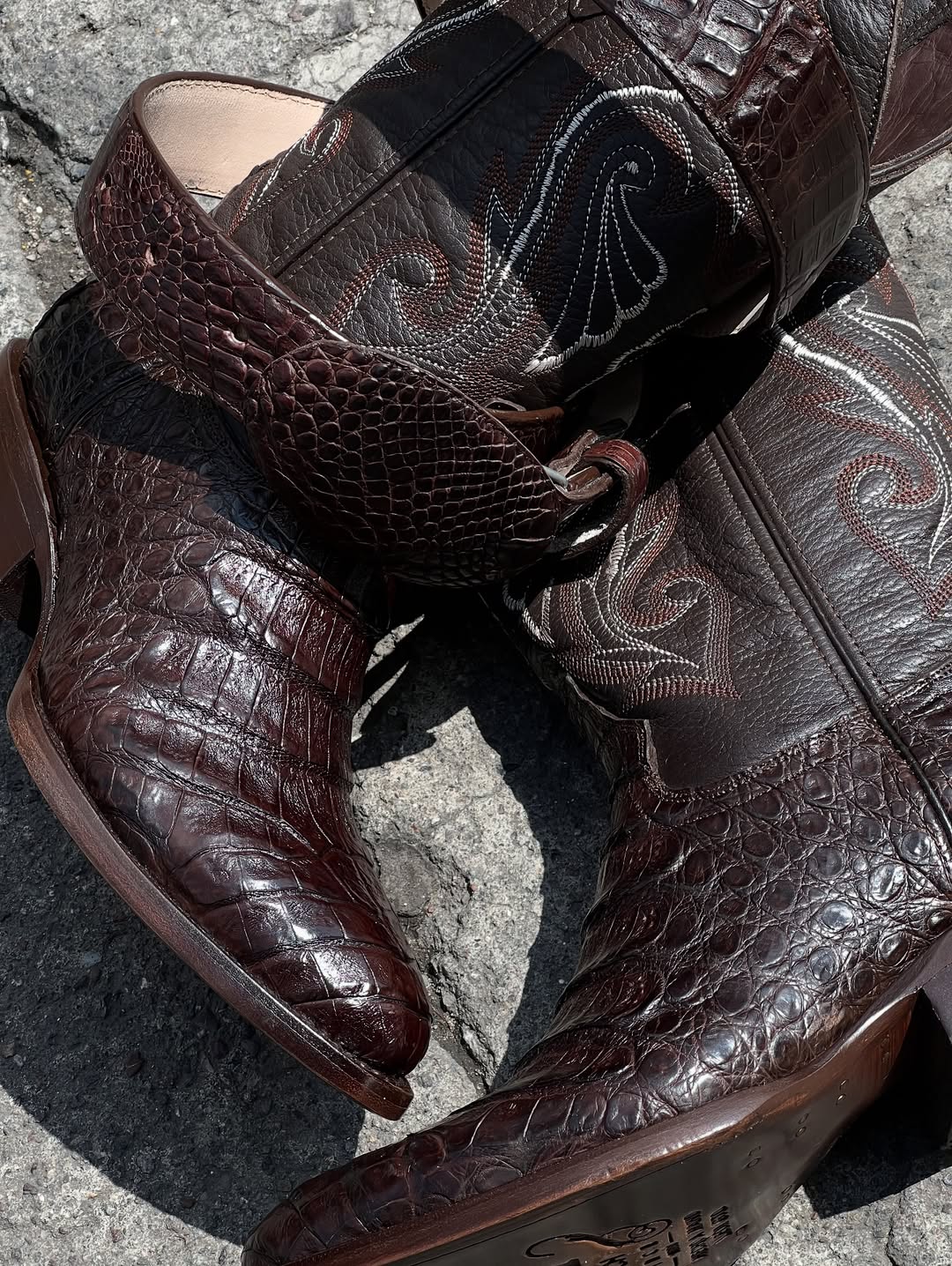 Men's Premium Leather Western Cowboy Boots