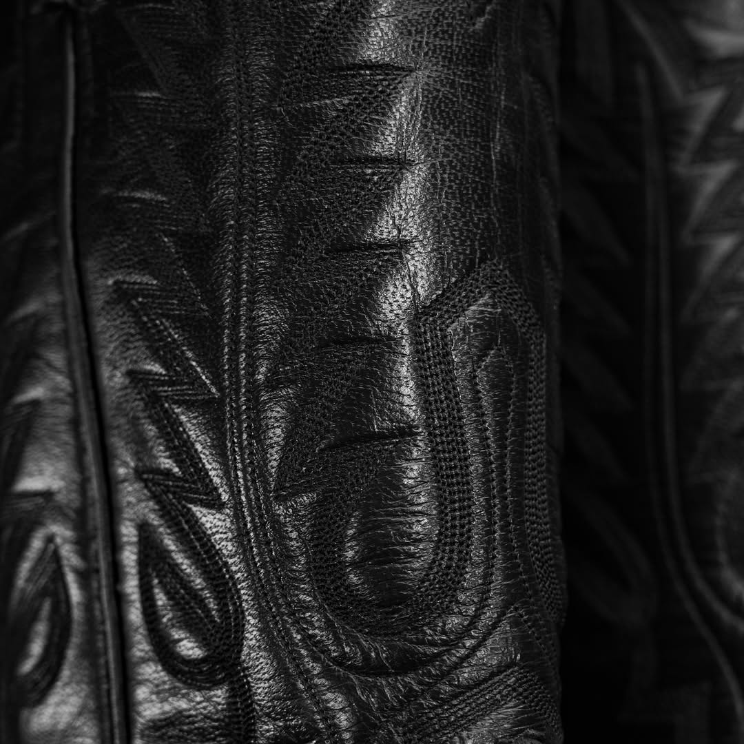 Men's Square Toe Pirarucu Skin Boots