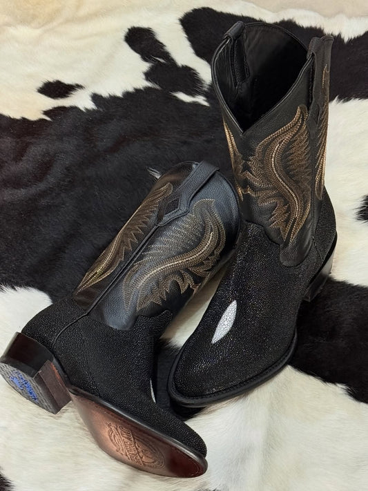 Men's Oval Stingray Cowboy Boots