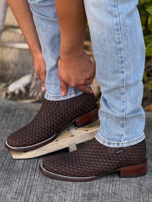 Men's Woven Ankle Boots