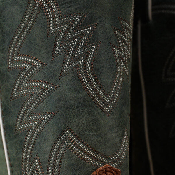 Square-Toe Authentic Porto Python Boots