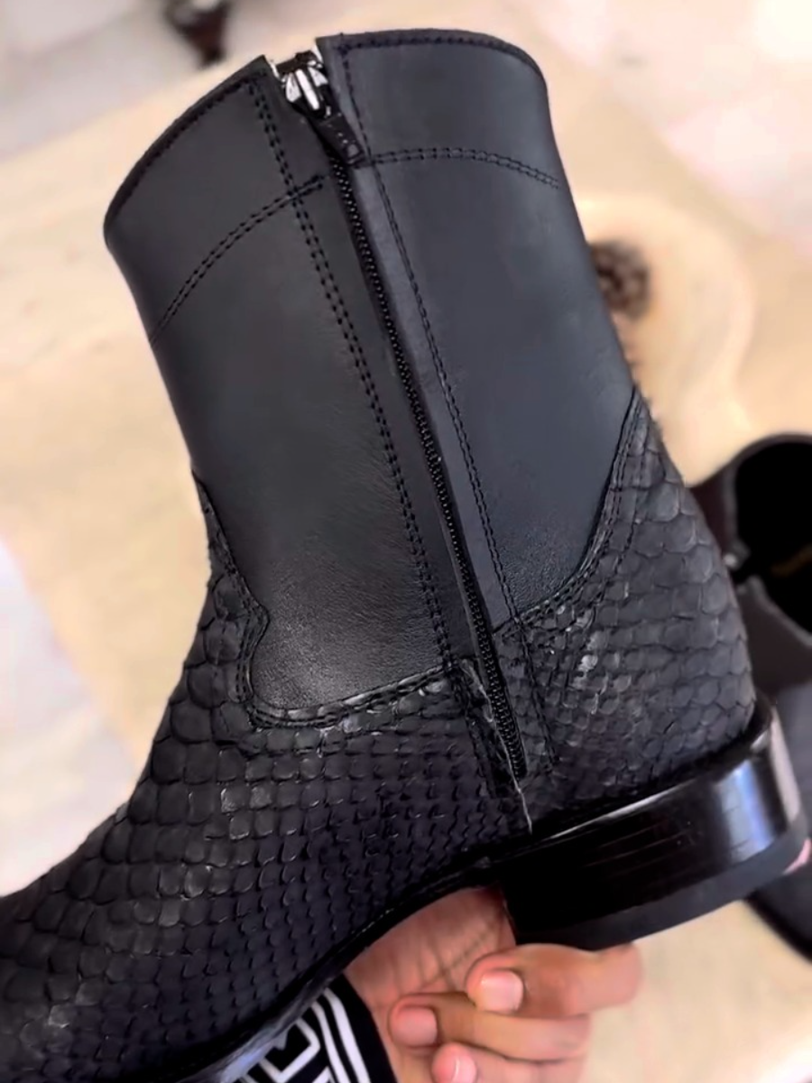 Men's Crocodile Western Cowboy Boots