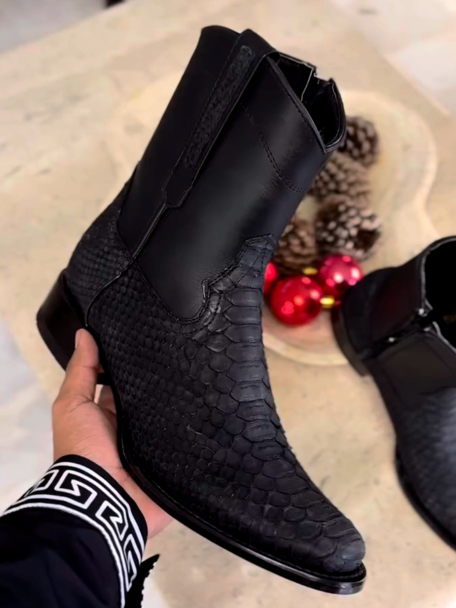 Men's Crocodile Western Cowboy Boots