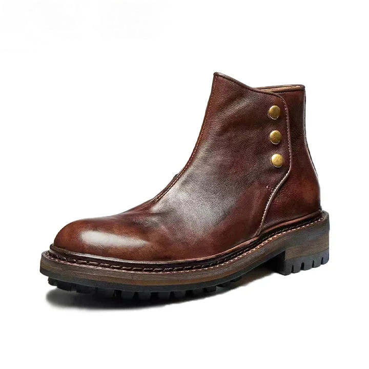Fashion Leisure Retro Trend British Boots