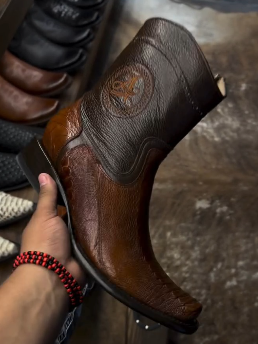Men's Leather Western Cowboy Boots