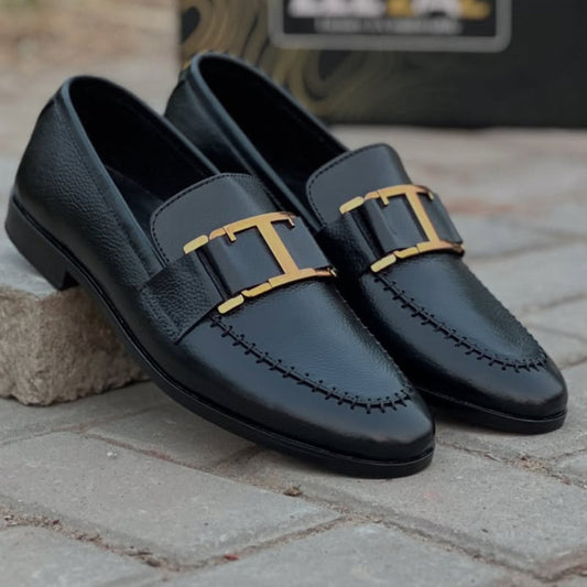 Men's Black Leather Loafers(Buy 2 Free Shipping✔️)