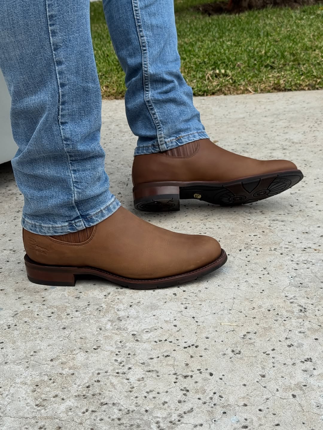 Classic Brown Leather Ankle Boots