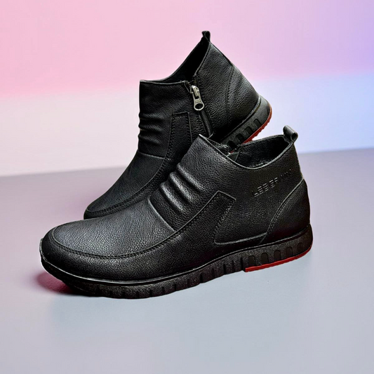 Men's Casual Side Chain Leather Shoes