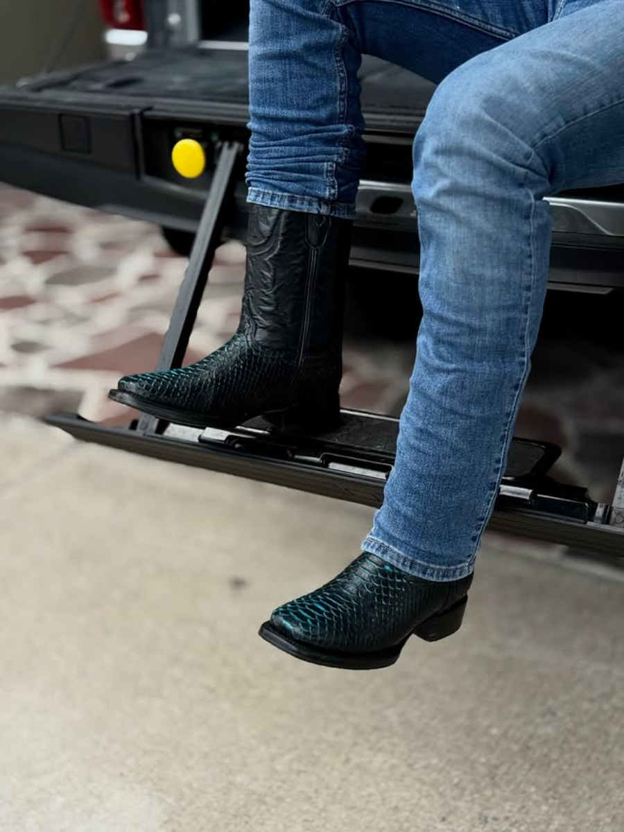 Men's Crocodile Western Cowboy Boots