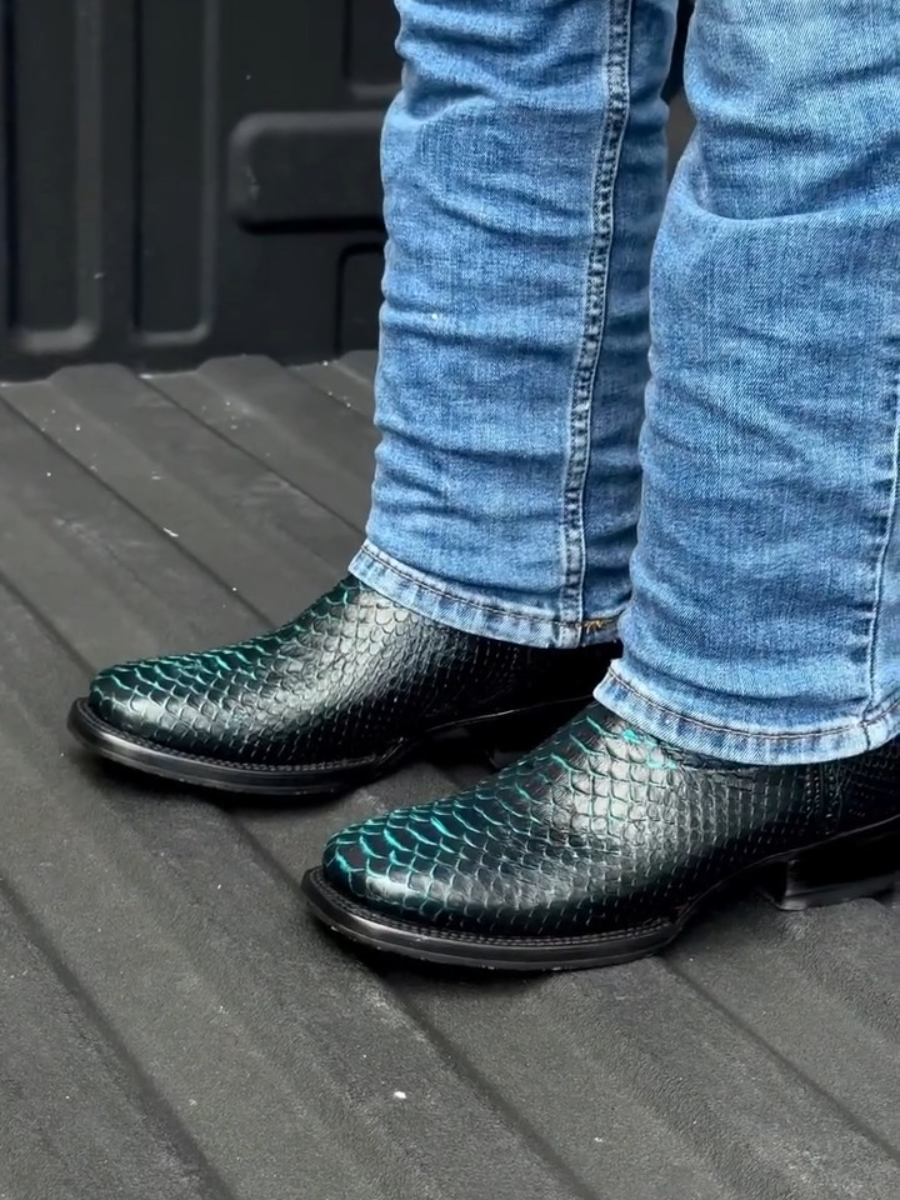 Men's Crocodile Western Cowboy Boots