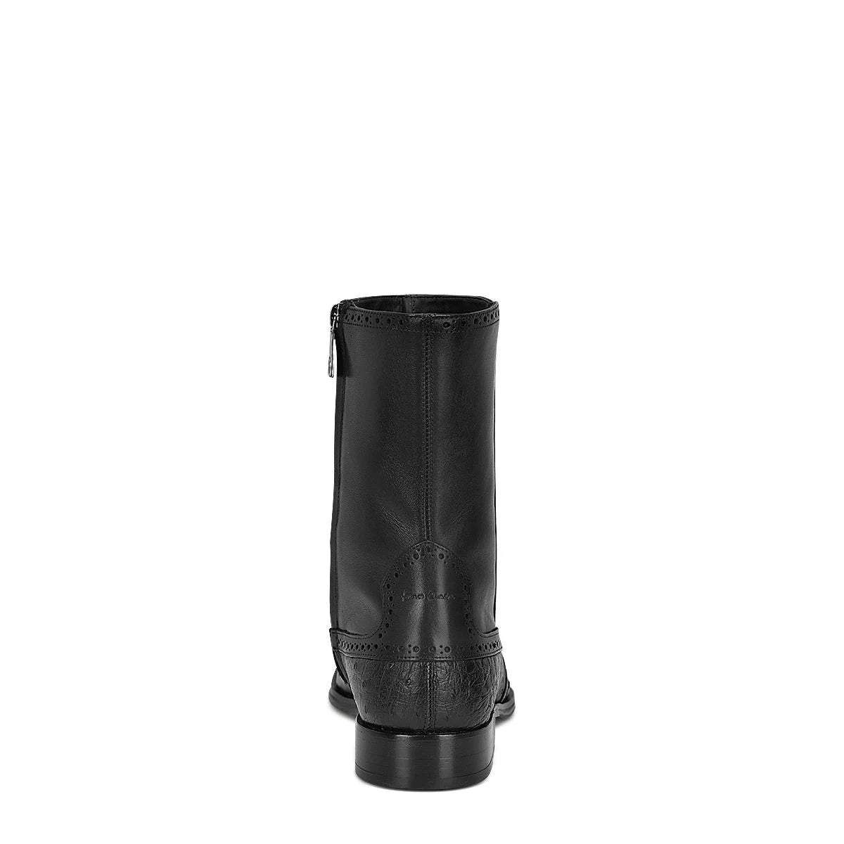 Men's Genuine Leather Round Toe Boots