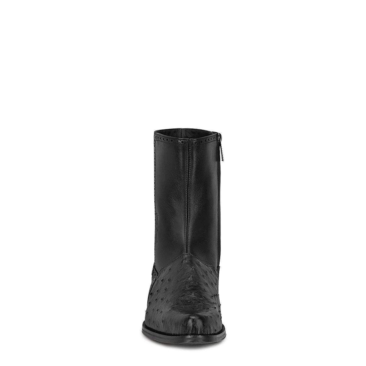 Men's Genuine Leather Round Toe Boots