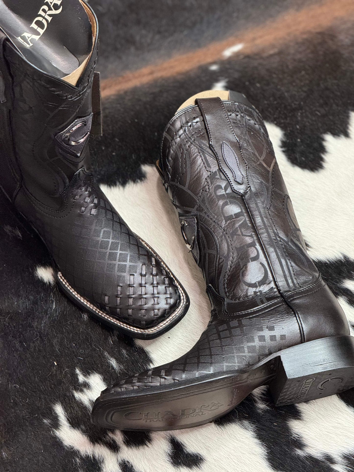 (⏰New Arrivals Promotion $20 OFF)Men's Woven Square Toe Cowboy Boots