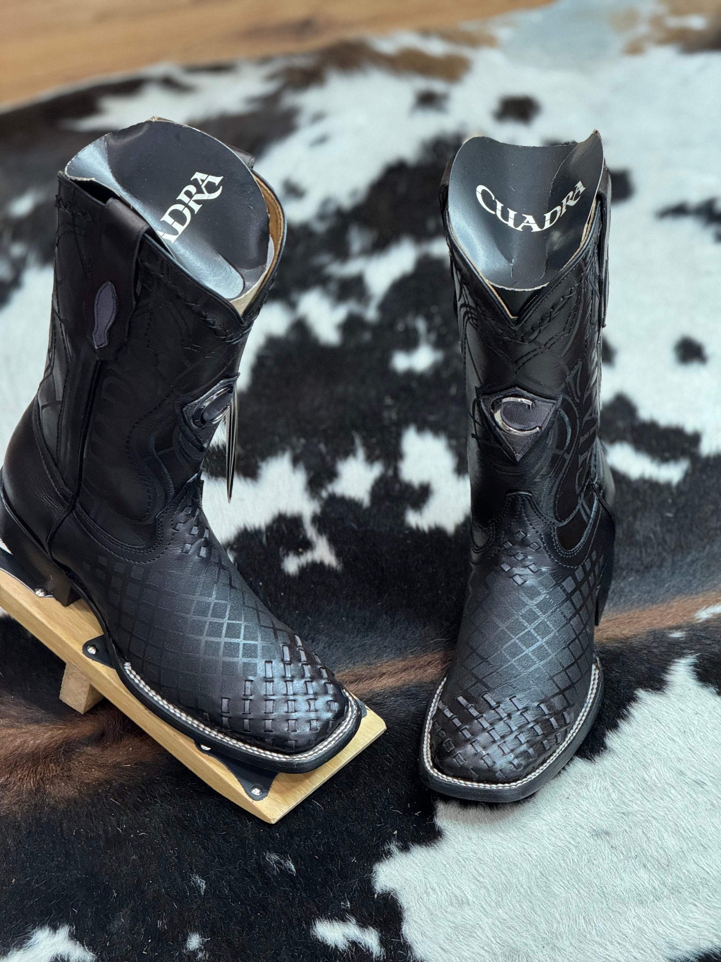 (⏰New Arrivals Promotion $20 OFF)Men's Woven Square Toe Cowboy Boots