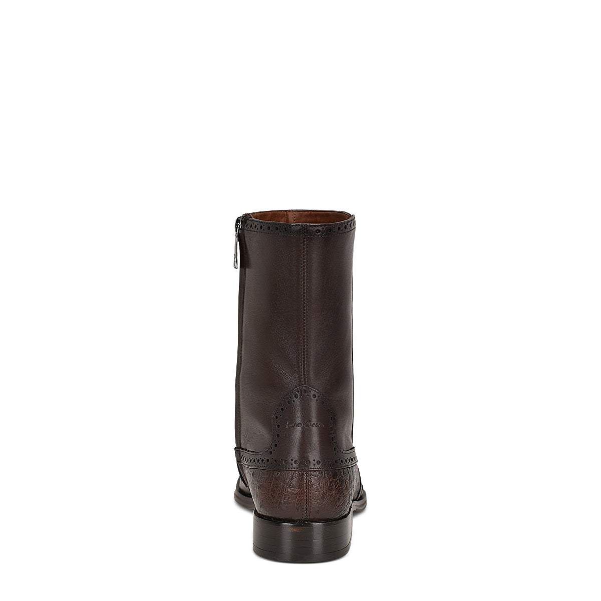 Men's Genuine Leather Round Toe Boots