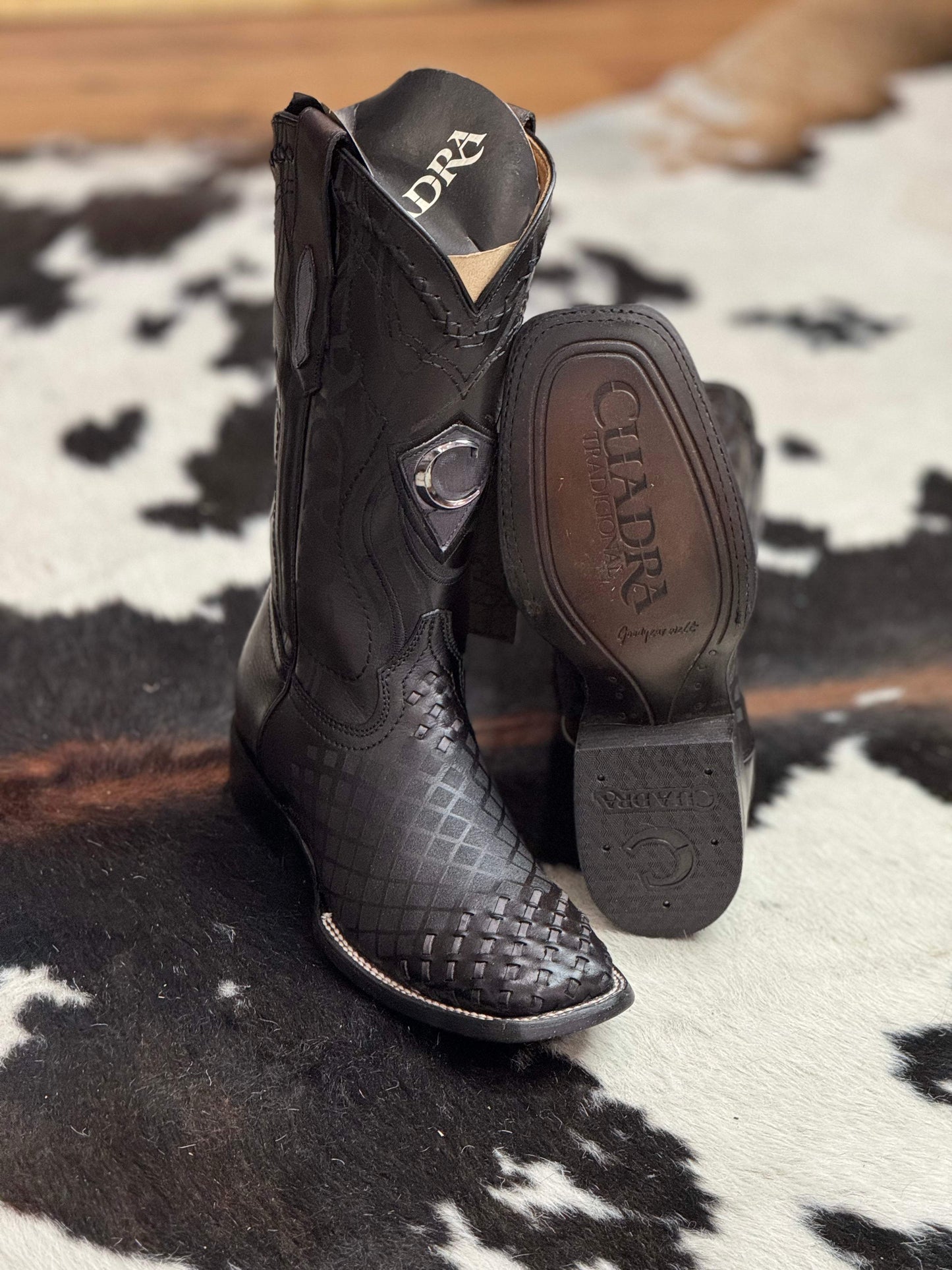 (⏰New Arrivals Promotion $20 OFF)Men's Woven Square Toe Cowboy Boots
