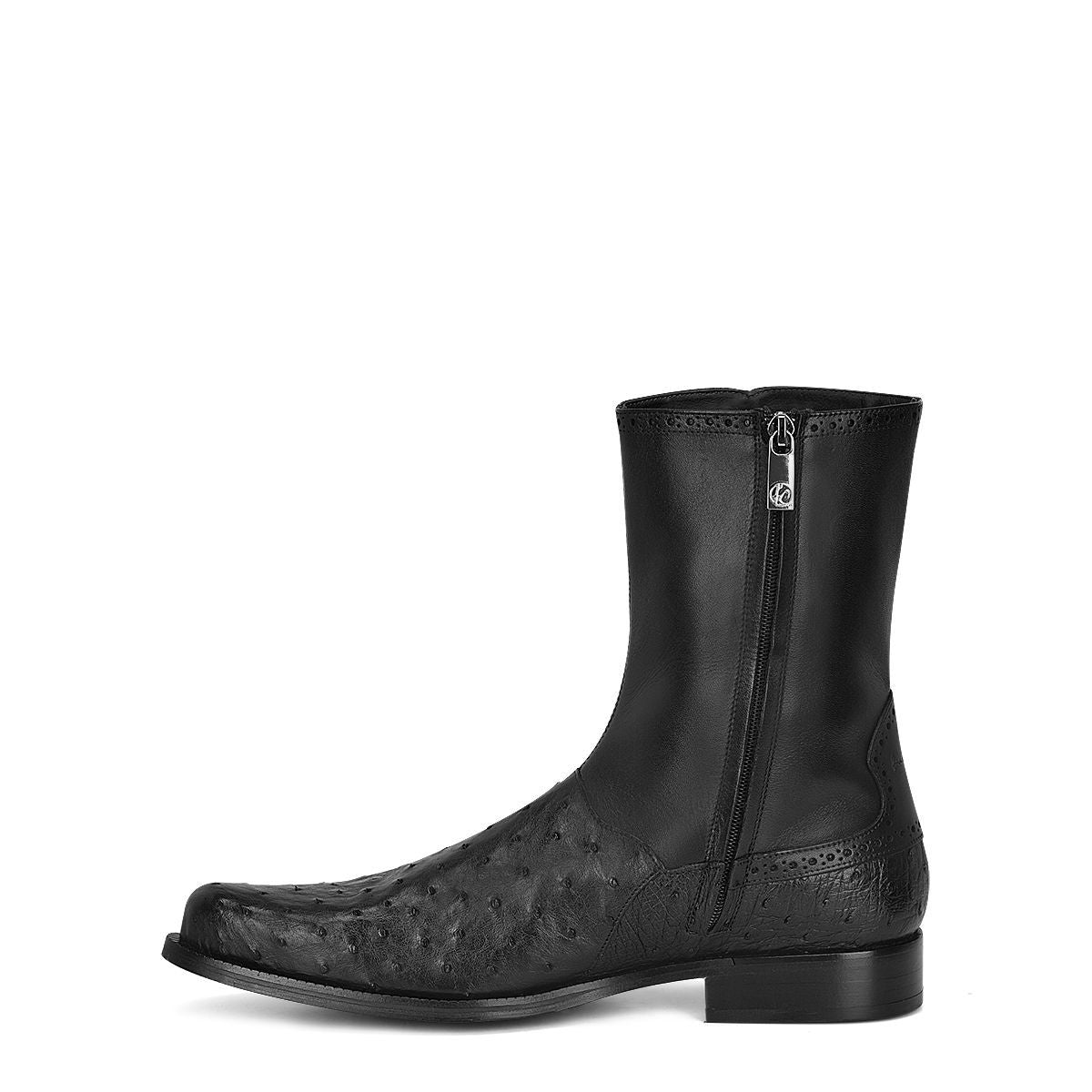Men's Genuine Leather Round Toe Boots