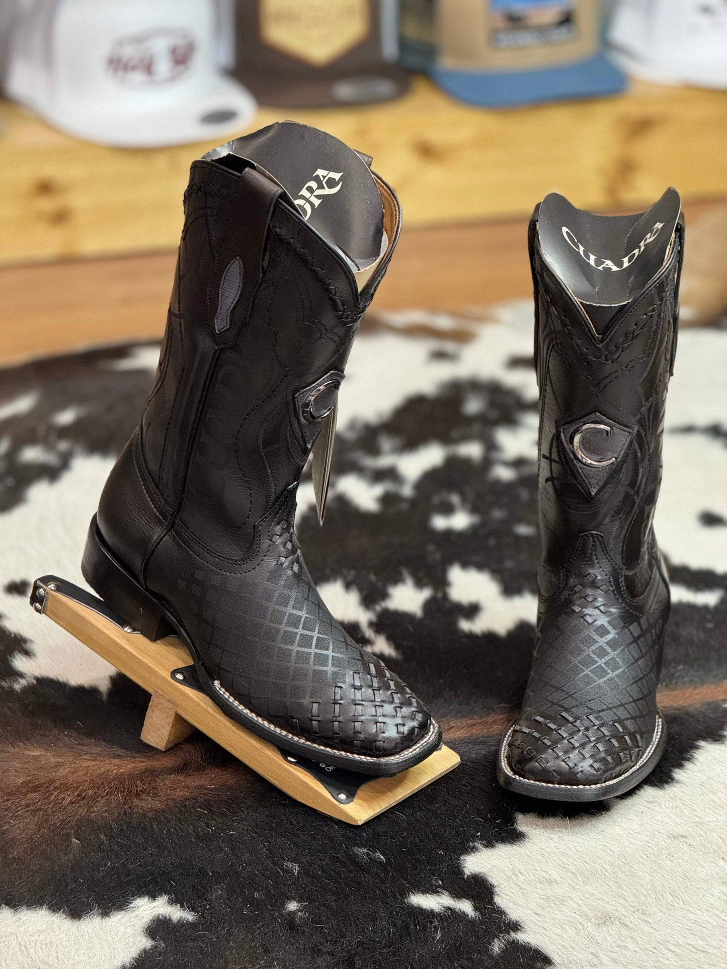(⏰New Arrivals Promotion $20 OFF)Men's Woven Square Toe Cowboy Boots