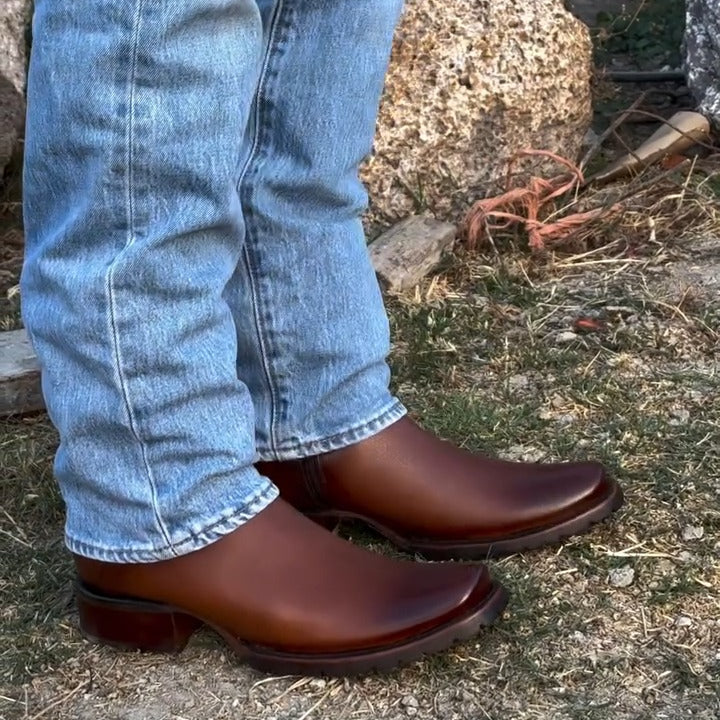 New Vintage Non-Slip Cowboy Boots