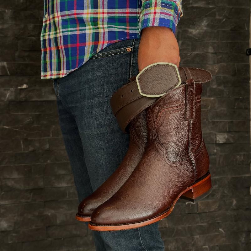 Italian Handmade Leather Ankle Boots
