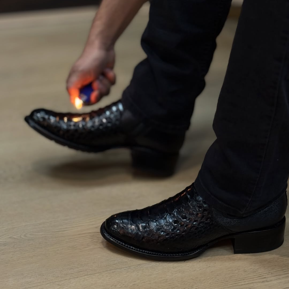 Men's Python Ankle Boots