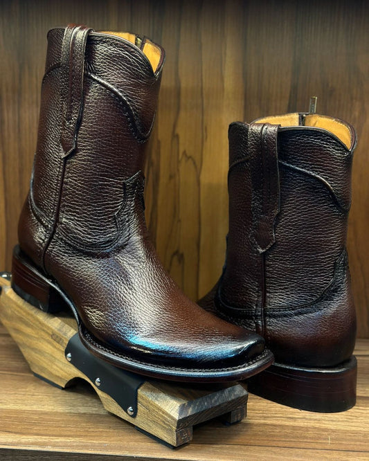 Original Deerskin Cowboy Boots