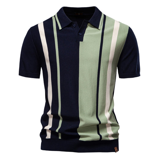 Men's Lapel Short Shirt