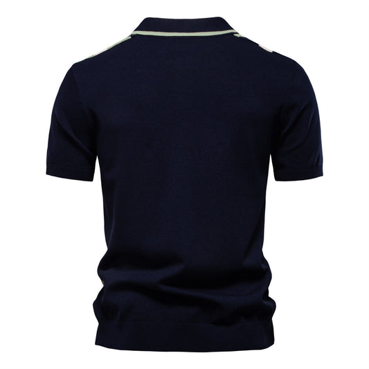 Men's Lapel Short Shirt