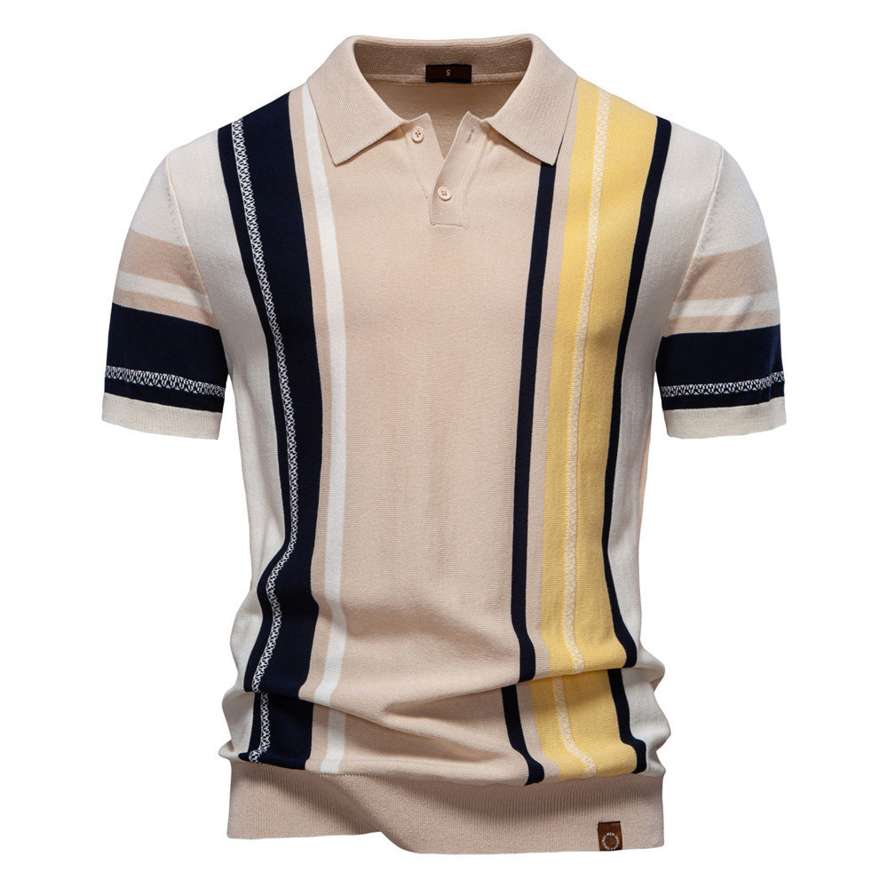 Men's Lapel Short Shirt