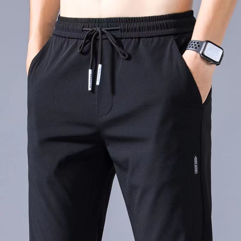 Men's Silk Quick Dry Straight Pants
