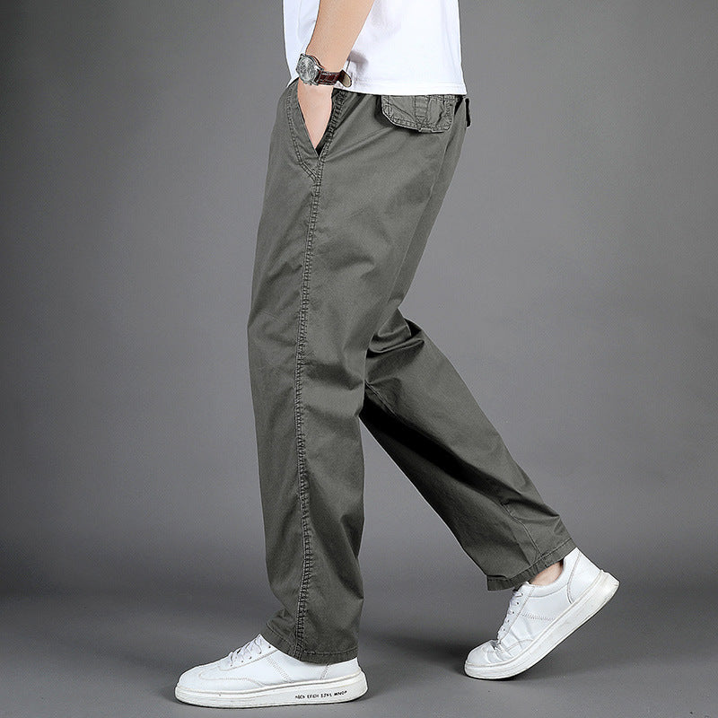 Men's Cotton Casual Long Pants