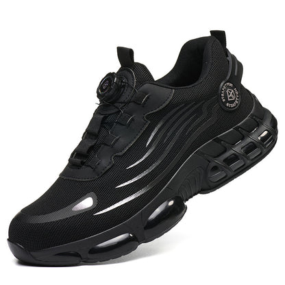 Men's Safety Shoes with Anti-Slip Nubs, Impact Resistance, and Puncture Protection