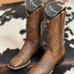 (⏰New Arrivals Promotion $20 OFF)Men's Woven Square Toe Cowboy Boots