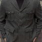 Men's Pockets Tweed Blazer