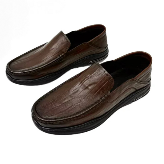 Leisure Breathable Versatile Cowhide Loafers