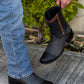🔥New arrivals🔥Hand-woven leather zip-up cowboy boots
